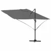 Cantilever Roma Napernyő Antracit és fekete 352 x 251 x 260 cm