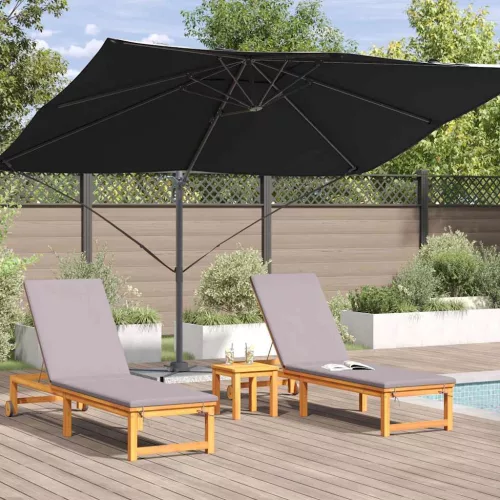 Cantilever Roma Napernyő Fekete és fekete 352 x 251 x 260 cm