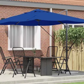 Cantilever Roma Napernyő Kék és Fekete 352 x 251 x 260 cm