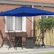 Cantilever Roma Napernyő Kék és Fekete 352 x 251 x 260 cm