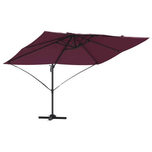 Cantilever Roma Napernyő Piros és Fekete 352 x 251 x 260 cm