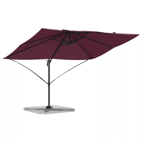 Cantilever Roma Napernyő Piros és Fekete 352 x 251 x 260 cm