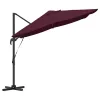 Cantilever Roma Napernyő Piros és Fekete 352 x 251 x 260 cm