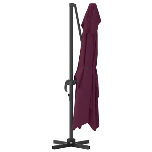 Cantilever Roma Napernyő Piros és Fekete 352 x 251 x 260 cm