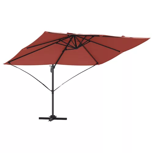 Cantilever Roma Napernyő Piros és Fekete 352 x 251 x 260 cm