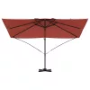 Cantilever Roma Napernyő Piros és Fekete 352 x 251 x 260 cm