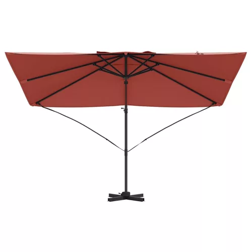 Cantilever Roma Napernyő Piros és Fekete 352 x 251 x 260 cm