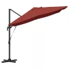 Cantilever Roma Napernyő Piros és Fekete 352 x 251 x 260 cm