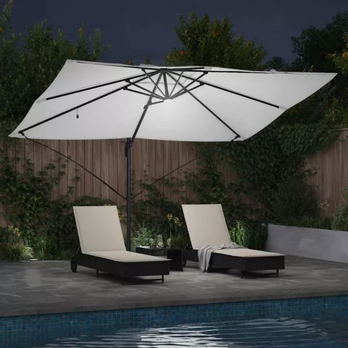 Cantilever Roma Napernyő Beige és fekete 352 x 251 x 265 cm