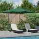 Cantilever Roma Napernyő Zöld és Fekete 352 x 251 x 265 cm