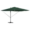 Cantilever Roma Napernyő Zöld és Fekete 352 x 251 x 265 cm