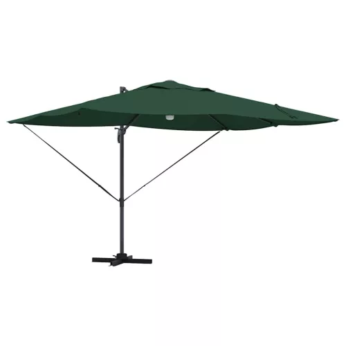 Cantilever Roma Napernyő Zöld és Fekete 352 x 251 x 265 cm