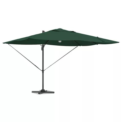 Cantilever Roma Napernyő Zöld és Fekete 352 x 251 x 265 cm