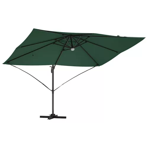Cantilever Roma Napernyő Zöld és Fekete 352 x 251 x 265 cm
