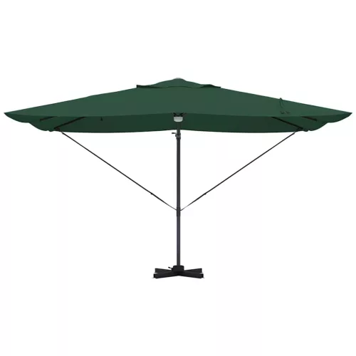 Cantilever Roma Napernyő Zöld és Fekete 352 x 251 x 265 cm