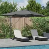 Cantilever Roma Napernyő Antracit és fekete 352 x 251 x 265 cm