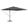 Cantilever Roma Napernyő Antracit és fekete 352 x 251 x 265 cm