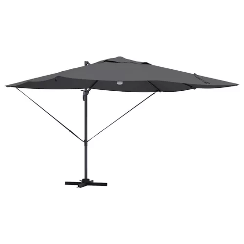 Cantilever Roma Napernyő Antracit és fekete 352 x 251 x 265 cm