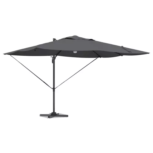 Cantilever Roma Napernyő Antracit és fekete 352 x 251 x 265 cm