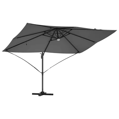 Cantilever Roma Napernyő Antracit és fekete 352 x 251 x 265 cm