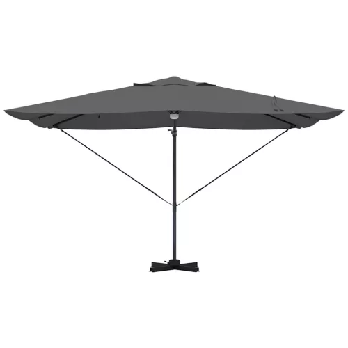 Cantilever Roma Napernyő Antracit és fekete 352 x 251 x 265 cm
