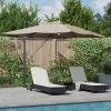 Cantilever Roma Napernyő Taupe és Fekete 352 x 251 x 265 cm