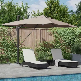   Cantilever Roma Napernyő Taupe és Fekete 352 x 251 x 265 cm