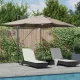 Cantilever Roma Napernyő Taupe és Fekete 352 x 251 x 265 cm