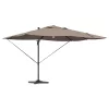 Cantilever Roma Napernyő Taupe és Fekete 352 x 251 x 265 cm