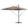 Cantilever Roma Napernyő Taupe és Fekete 352 x 251 x 265 cm