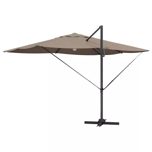 Cantilever Roma Napernyő Taupe és Fekete 352 x 251 x 265 cm