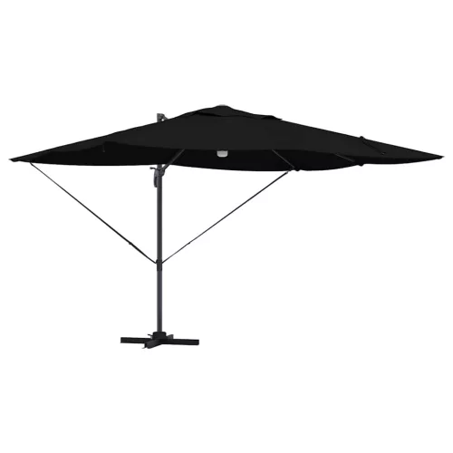 Cantilever Roma Napernyő Fekete és fekete 352 x 251 x 265 cm