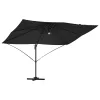 Cantilever Roma Napernyő Fekete és fekete 352 x 251 x 265 cm