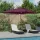Cantilever Roma Napernyő Piros és Fekete 352 x 251 x 265 cm