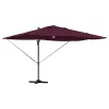Cantilever Roma Napernyő Piros és Fekete 352 x 251 x 265 cm