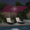 Cantilever Roma Napernyő Piros és Fekete 352 x 251 x 265 cm
