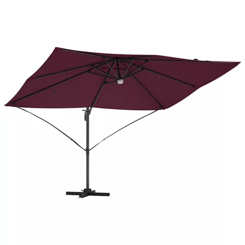 Cantilever Roma Napernyő Piros és Fekete 352 x 251 x 265 cm