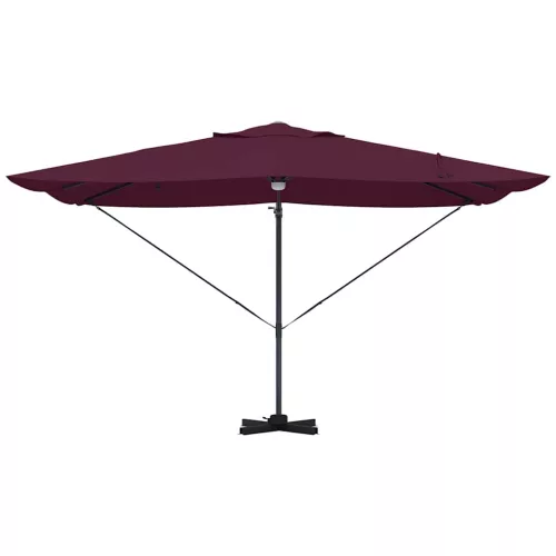 Cantilever Roma Napernyő Piros és Fekete 352 x 251 x 265 cm