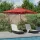 Cantilever Roma Napernyő Piros és Fekete 352 x 251 x 265 cm