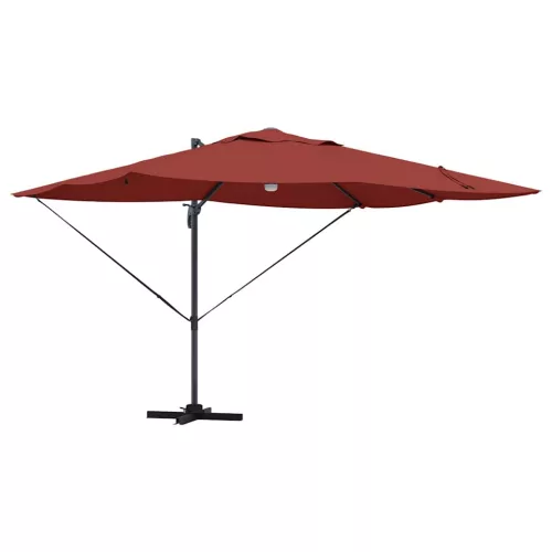 Cantilever Roma Napernyő Piros és Fekete 352 x 251 x 265 cm