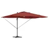 Cantilever Roma Napernyő Piros és Fekete 352 x 251 x 265 cm