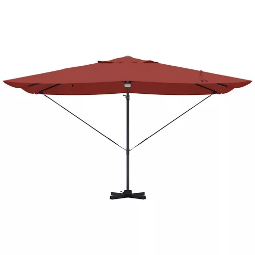 Cantilever Roma Napernyő Piros és Fekete 352 x 251 x 265 cm