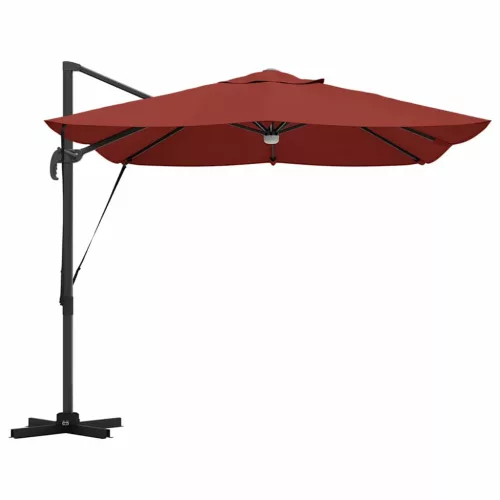 Cantilever Roma Napernyő Piros és Fekete 352 x 251 x 265 cm