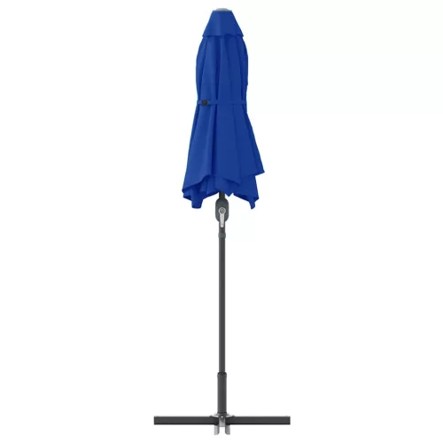 Kerti napernyő Kék 370 x 197 x 239 cm Porszórt Acél