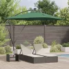 Kéttámaszos bannána napernyő Zöld 249 x 249 x 250 cm