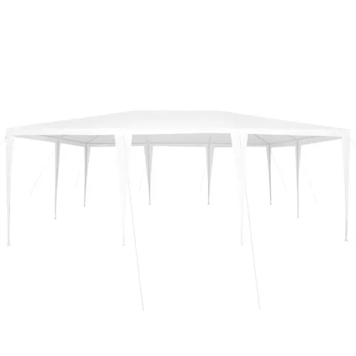 Partysátor Fehér 600 x 400 x 266 cm Poliészter és acél