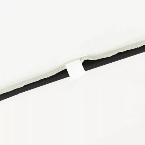 Kerti napernyő Fehér és fekete 295 x 295 x 245 cm