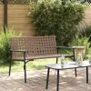 Kerti Szék Fekete 113 x 79 x 75cm polirattan