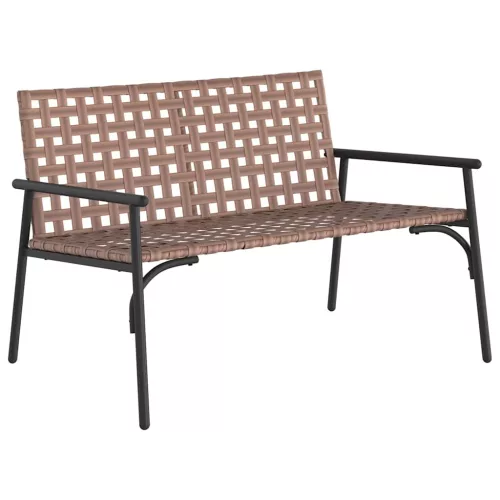 Kerti Szék Fekete 113 x 79 x 75cm polirattan