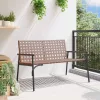 Kerti Szék Fekete 113 x 79 x 75cm polirattan